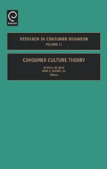 Cover of Research in Consumer Behavior