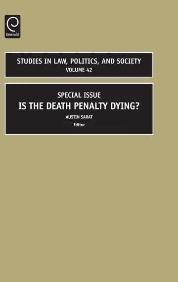 Cover of Is the Death Penalty Dying?