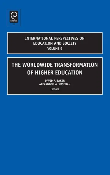 Cover of The Worldwide Transformmation of Higher Education