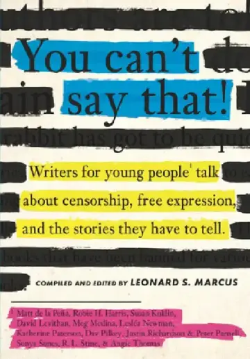 Cover of You Can't Say That