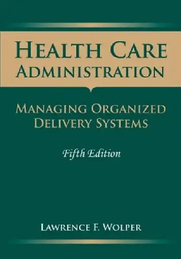 Cover of Health Care Administration