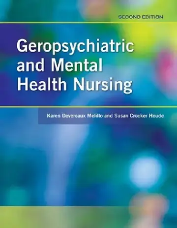 Cover of Geropsychiatric and Mental Health Nursing 2e