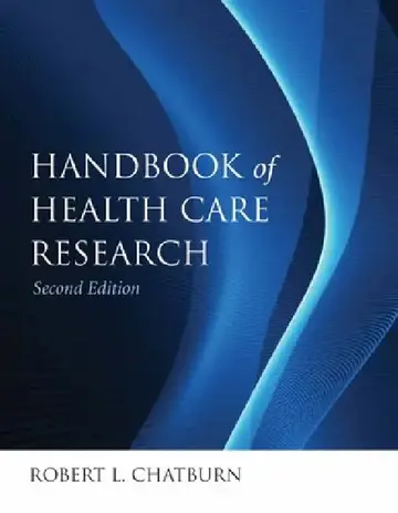Cover of Handbook for Health Care Research