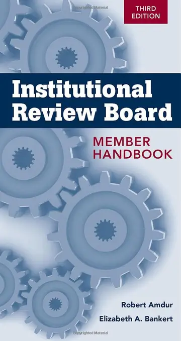 Cover of Institutional Review Board