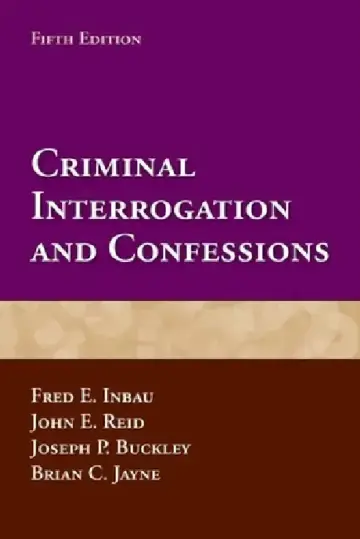 Cover of Criminal Interrogation and Confessions