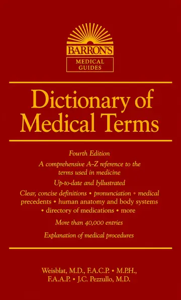 Cover of Dictionary of Medical Terms
