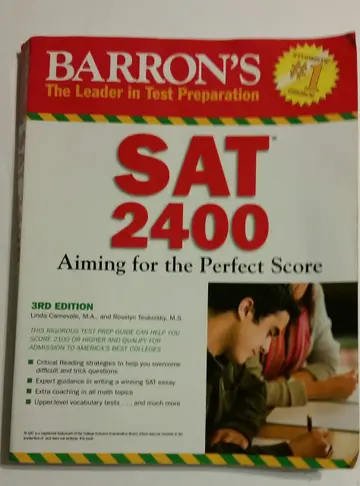 Cover of Barron's SAT 2400