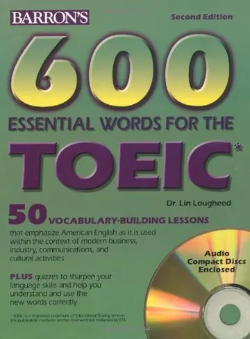 Cover of 600 Essential Words for the TOEIC
