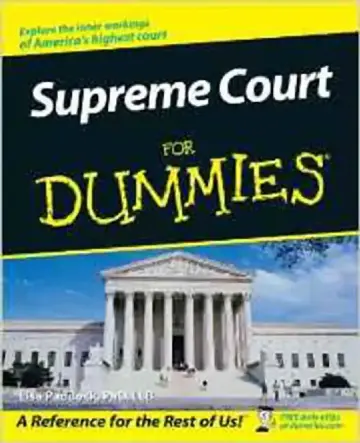 Cover of Supreme Court For Dummies