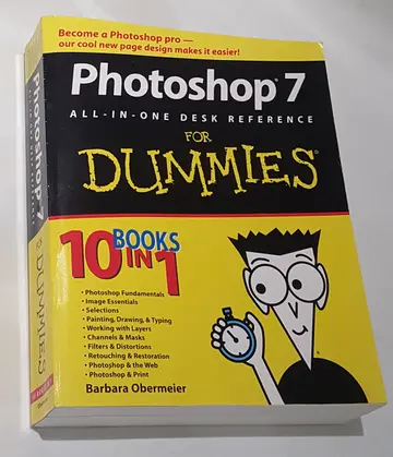 Cover of Photoshop 7 All–in–One Desk Reference for Dummies