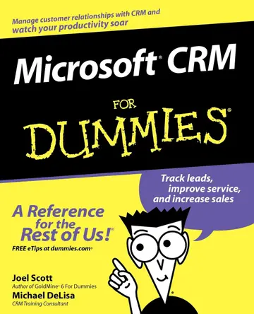 Cover of Microsoft CRM for Dummies