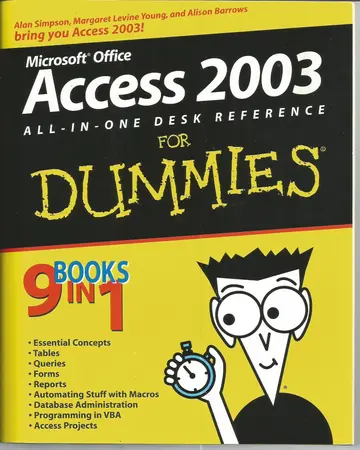 Cover of Access 2003 All–in–One Desk Reference for Dummies