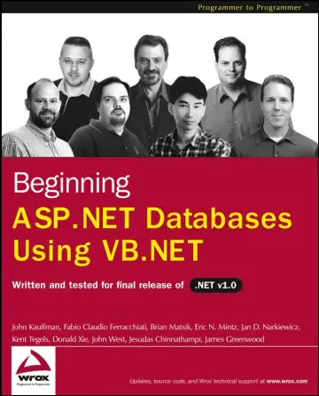 Cover of Beginning ASP.NET Databases Using VB.NET