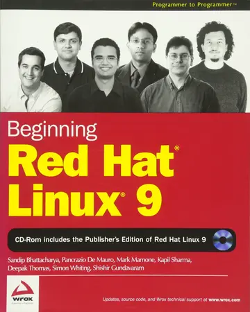Cover of Beginning Red Hat Linux 9