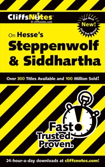Cover of CliffsNotesTM on Hesse′s Steppenwolf & Siddhartha