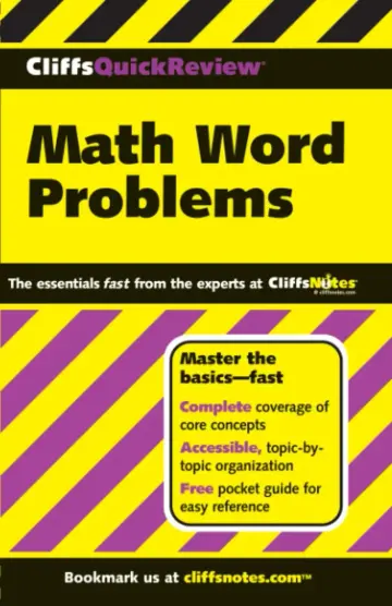 Cover of CliffsQuickReview Math Word Problems