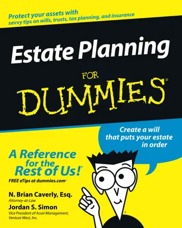 Cover of Estate Planning for Dummies