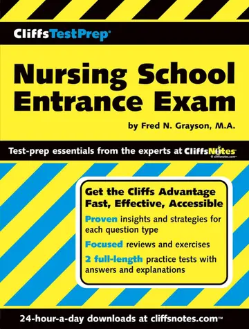 Cover of Cliffstestprep Nursing School Entrance Exam
