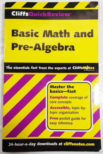 Cover of CliffsQuickReviewTM Basic Math and Pre–Algebra