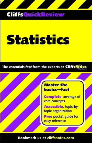 Cover of CliffsQuickReviewTM Statistics