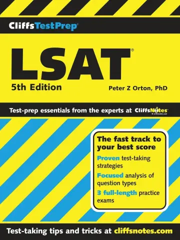 Cover of Cliffstestprep Lsat