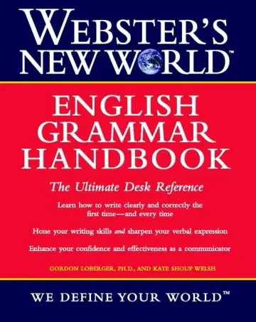 Cover of Webster′s New WorldTM English Grammar Handbook