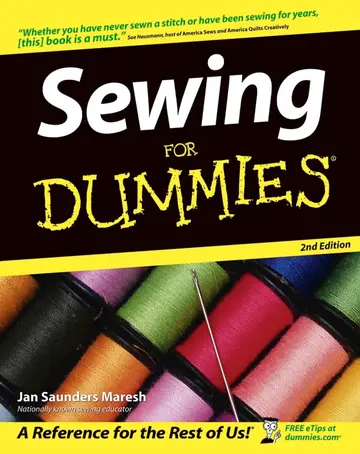 Cover of Sewing for Dummies