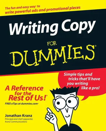 Cover of Writing Copy for Dummies