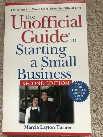 Cover of The Unofficial Guide® to Starting a Small Business