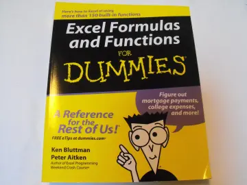 Cover of Excel Formulas and Functions for Dummies®