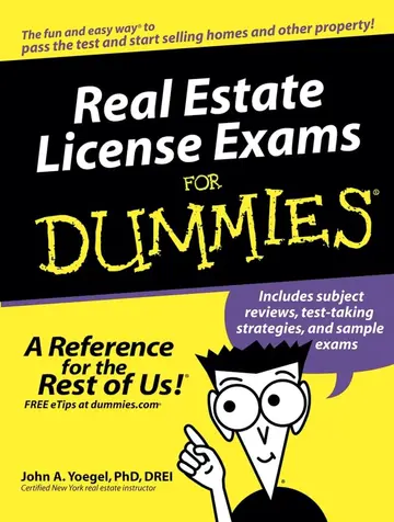 Cover of Real Estate License Exams for Dummies®