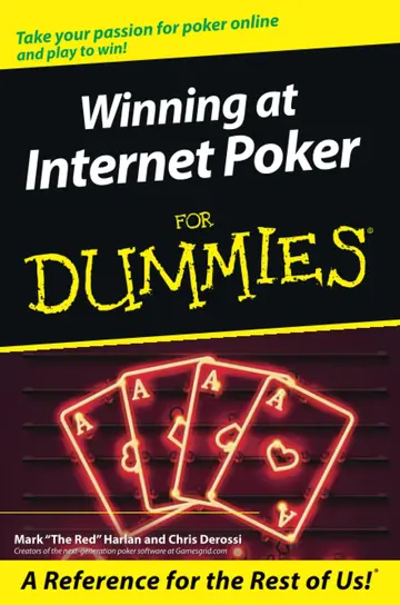 Cover of Winning at Internet Poker for Dummies