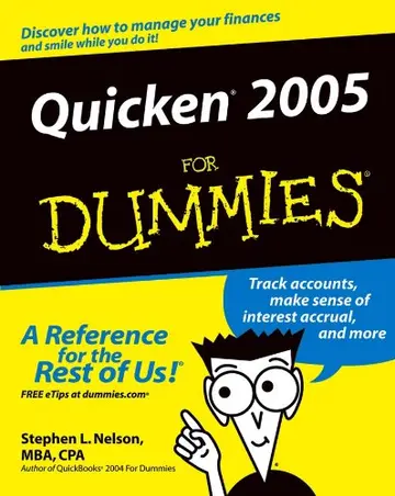 Cover of Quicken 2005 for Dummies