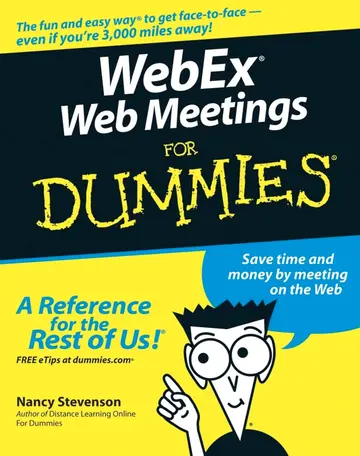 Cover of WebEx Web Meetings for Dummies