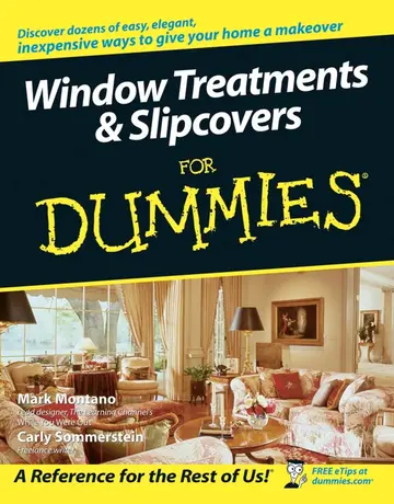 Cover of Window Treatments and Slipcovers for Dummies