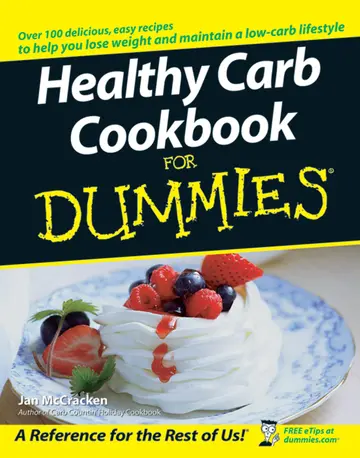 Cover of Healthy Carb Cookbook for Dummies