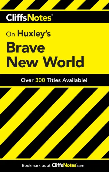 Cover of CliffsNotes® on Huxley′s Brave New World