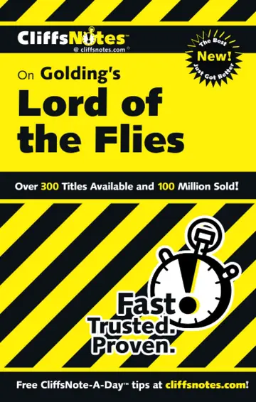 Cover of CliffsNotes on Golding's Lord of the Flies