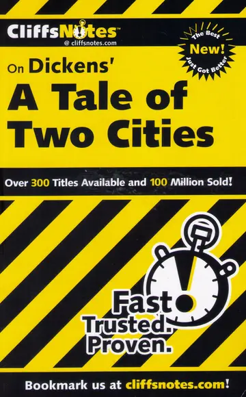 Cover of Cliffsnotes on Dickens' a Tale of Two Cities