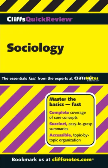 Cover of CliffsQuickReview Sociology