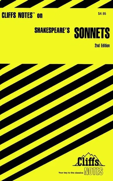 Cover of CliffsNotesTM on Shakespeare′s Sonnets