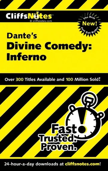 Cover of Cliffsnotes on Dante's Divine Comedy - Inferno