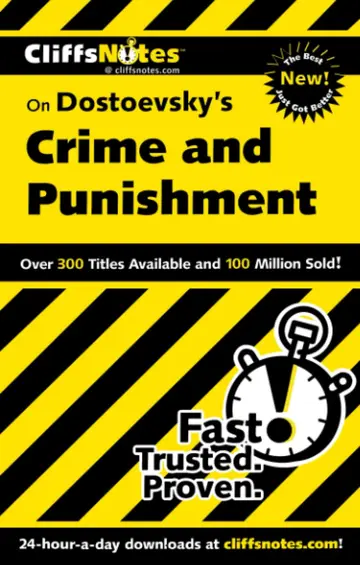 Cover of Cliffsnotes on Dostoevsky's Crime and Punishment