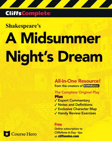 Cover of CliffsComplete® A Midsummer Night′s Dream (Cliffs Notes)