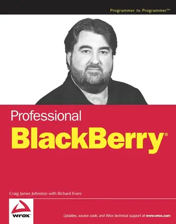 Cover of Professional BlackBerry