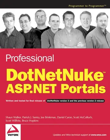 Cover of Professional DotNetNuke ASP.NET Portals