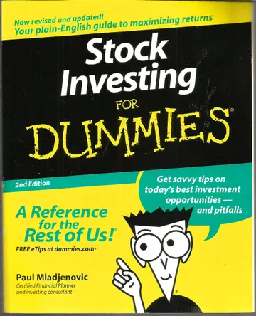 Cover of Stock Investing for Dummies®