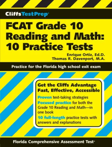 Cover of CliffsTestPrep FCAT Grade 10 Reading and Math