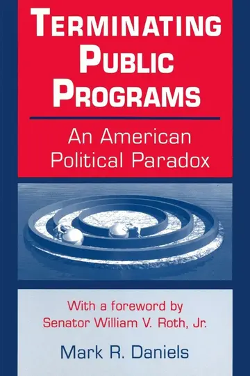 Cover of Terminating Public Programs