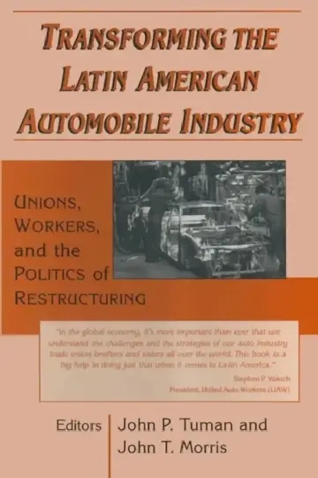 Cover of Transforming the Latin American Automobile Industry